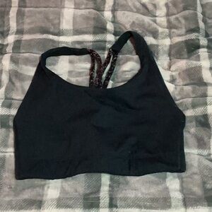 Elegant Black Sports Bra for Women